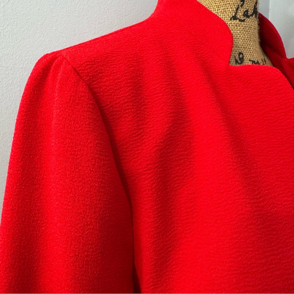 Studio JPR Red Textured Blazer - Picture 8 of 11